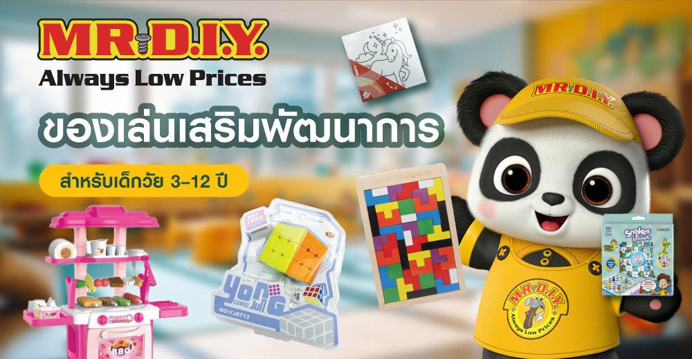 ของเล่นเสริมพัฒนาการสำหรับเด็กวัย 3–12 ปี